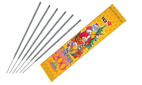  Бенгальские свечи 6 шт 200 мм в пакете  в Элисте